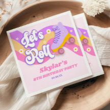 Låt oss Födelsedagsfesten Roll Roller Skate Skate