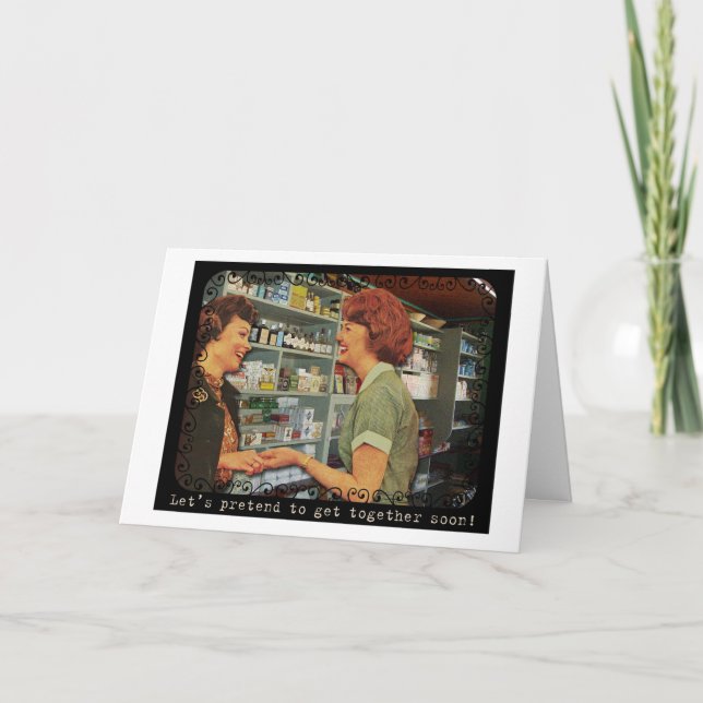 Låt oss Förbij dig om att kombinera gratulationsko Kort (Framsida)