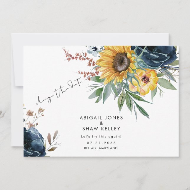 Låt oss Försök igen om solrosändringdatum Spara Datumet (Framsida)