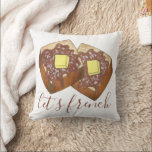 Låt oss Fransk Toast Butter och Syrup Breakfast Fo Kudde<br><div class="desc">Utformningen är en originalmarkör som illustrerar den utsökta middag-stil-utmanakaskasten (även kallat gigbröd) som fyllts med sirap, konditorsocker i pulverform och en smörbit. En frukost-favorit! Den här fransken är även tillgänglig för andra produkter. Ser du inte vad du är tittar för? Behöver du hjälp med anpassning? Kontakta Rebecca för att få...</div>