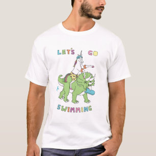 Låt oss gå att simma (den Male) T Shirt