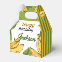 Låt oss gå bananas födelsedag 4"w x 2.5"l x 5"h