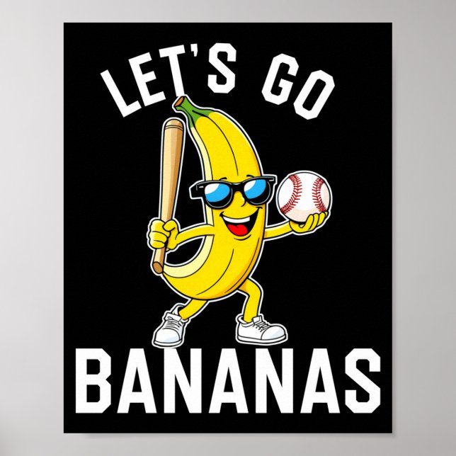 Låt oss gå bananas långärmad  poster (Framsidan)