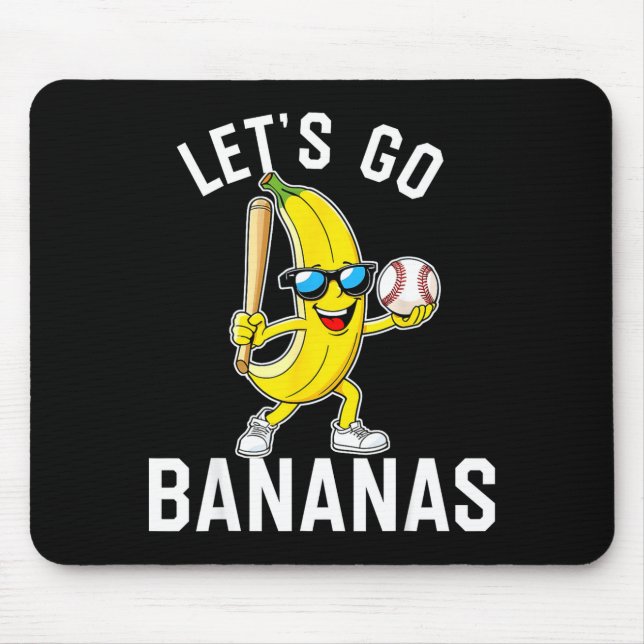 Låt oss gå bananas  musmatta (Framsidan)