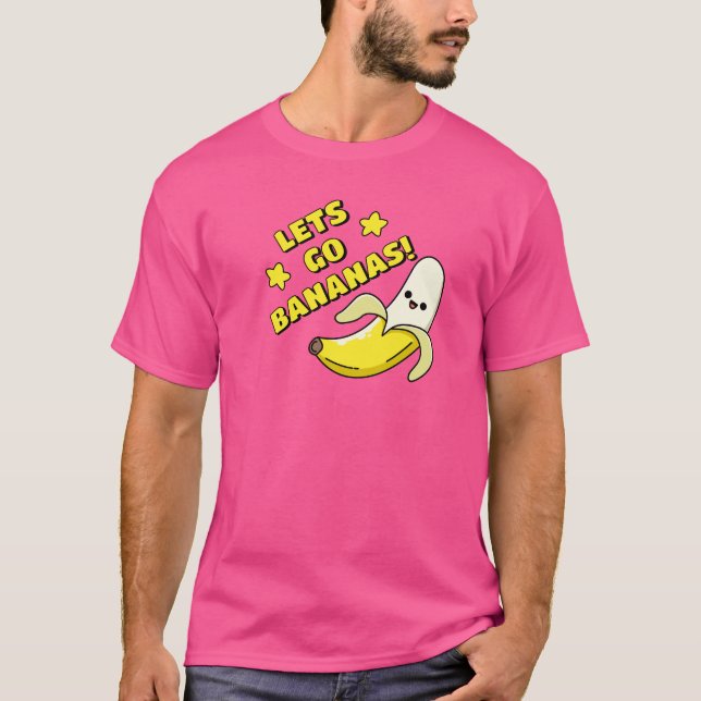 Låt oss gå bananas! t shirt (Framsida)