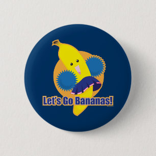 Låt oss gå bananer! knapp