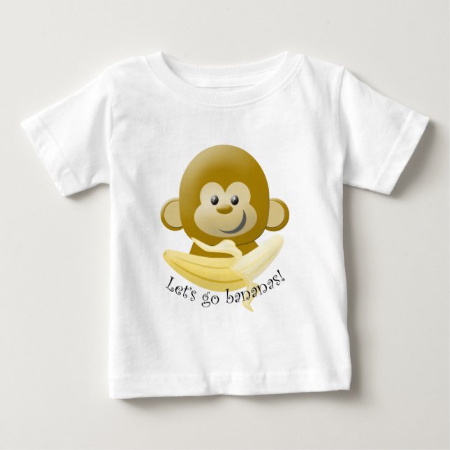 Låt oss gå bananer! t-shirt (Framsida)