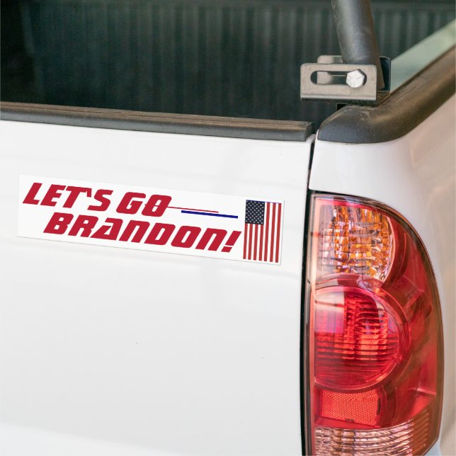 Låt oss gå Brandon Bumper Sticker Bildekal (På lastbil)