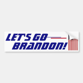 Låt oss gå Brandon Bumper Sticker Bildekal