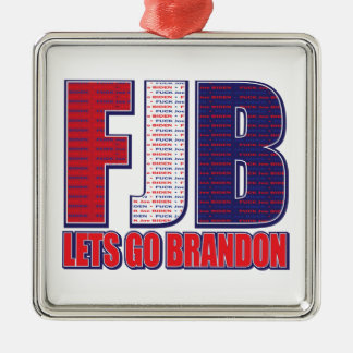 Låt oss gå Brandon - FJB Julgransprydnad Metall