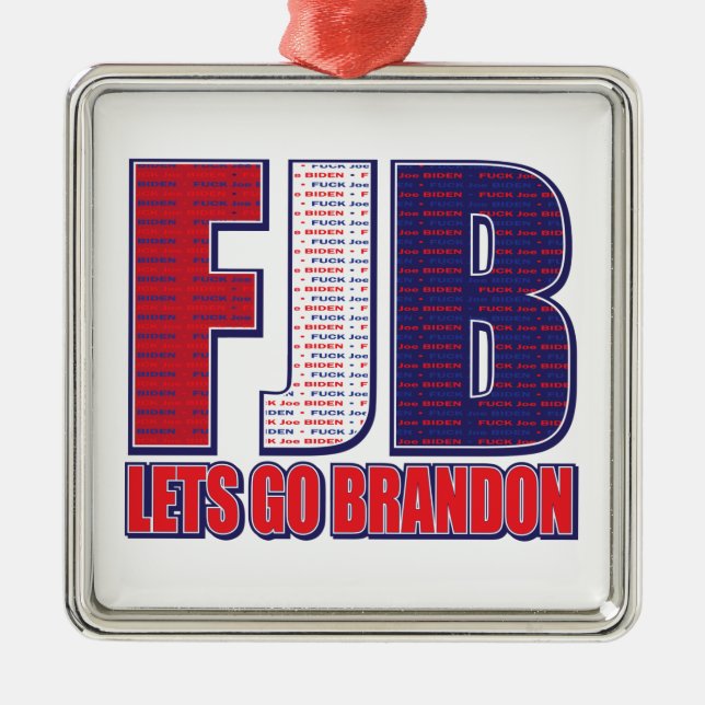 Låt oss gå Brandon - FJB Julgransprydnad Metall (Framsidan)