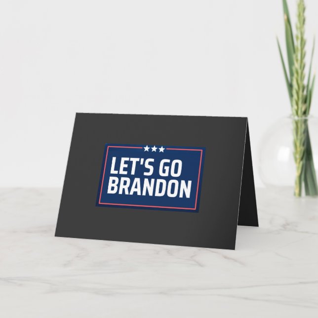 Låt oss gå Brandon Helgkort (Framsida)