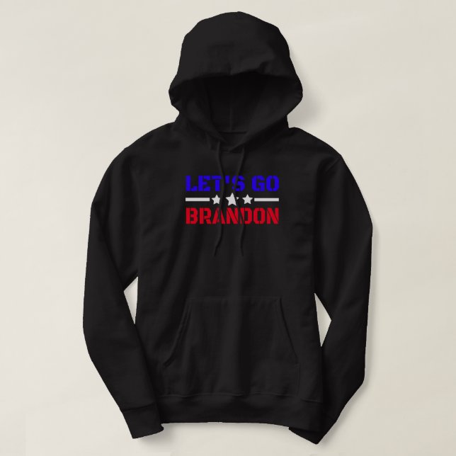 Låt oss gå Brandon Hoodie (Design framsida)