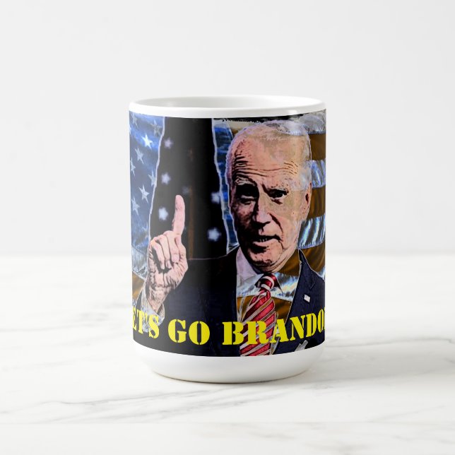Låt oss gå Brandon! Kaffe Mugg (Center)