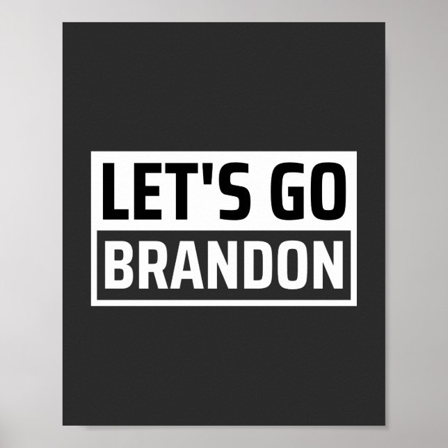 låt oss gå brandon poster (Framsidan)