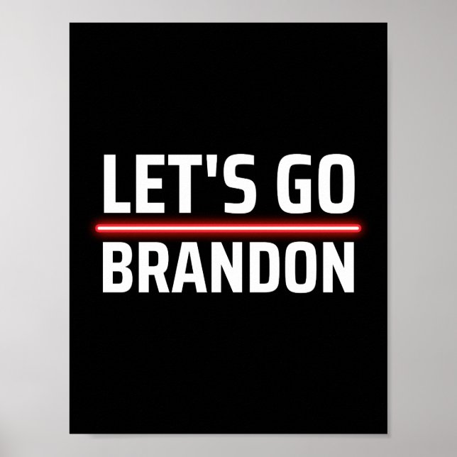 låt oss gå brandon poster (Framsidan)