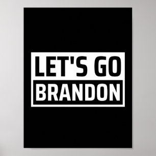 låt oss gå brandon poster