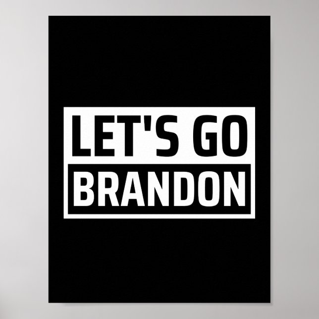låt oss gå brandon poster (Framsidan)