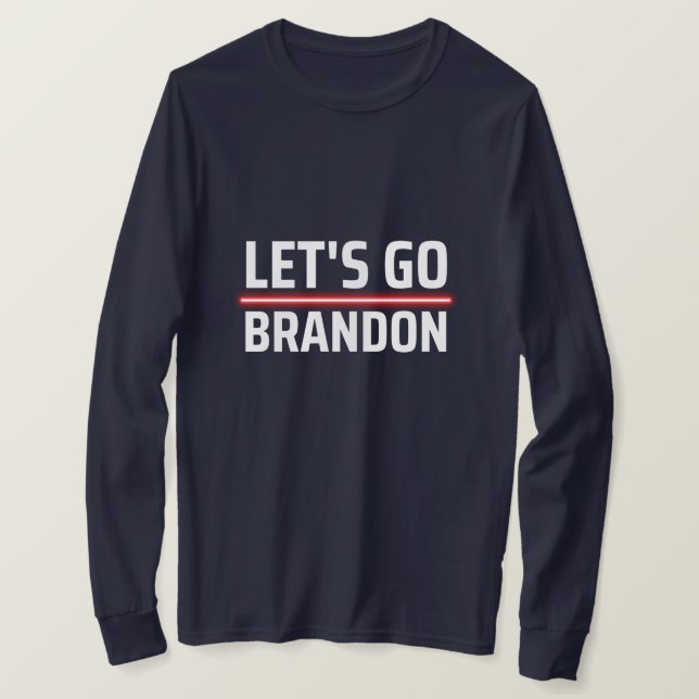 låt oss gå brandon t shirt (Design framsida)