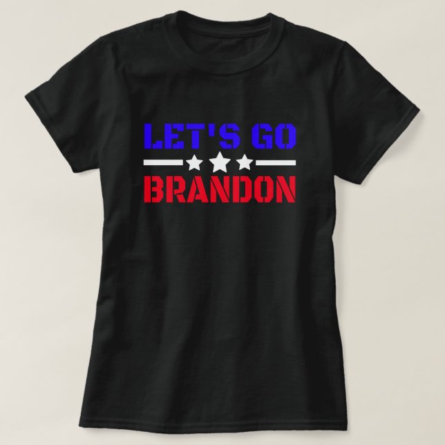 Låt oss gå Brandon   T Shirt (Design framsida)
