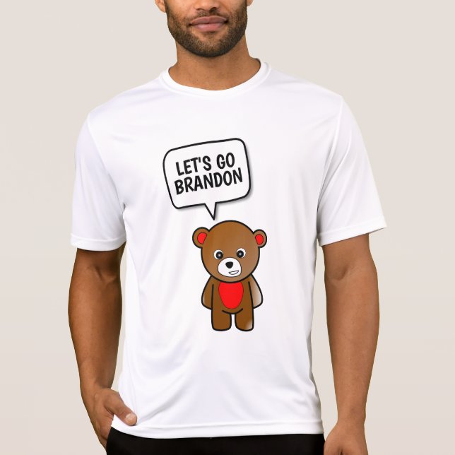 LÅT OSS GÅ BRANDON TEDDYBJÖRN T-Shirts (Framsida)