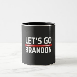 låt oss gå brandon Två-Tonad mugg