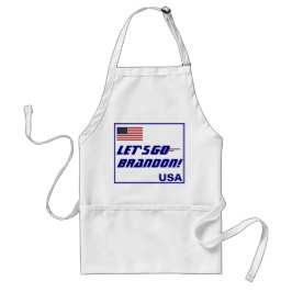 Låt oss gå Brandon! Vuxen Apron Förkläde