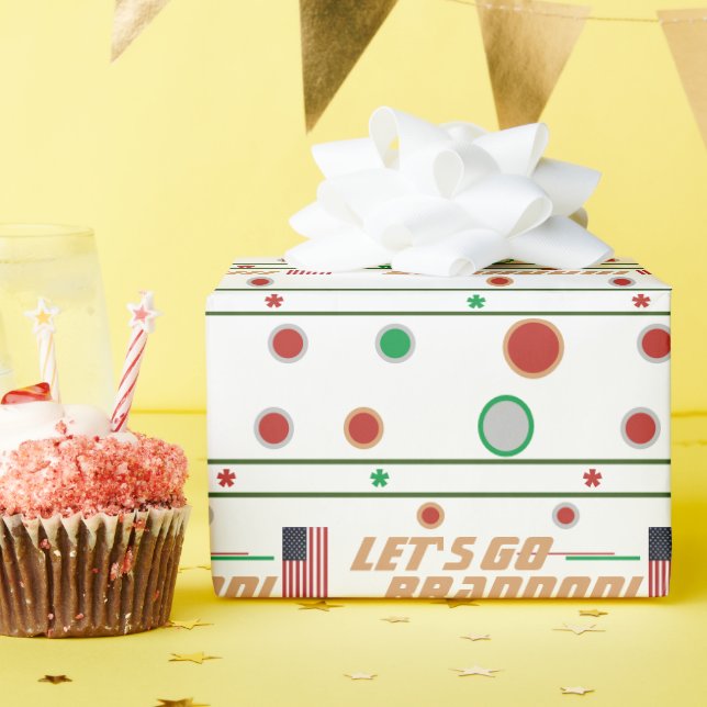 Låt oss gå Brandon Wrapping Papper Presentpapper (Födelsedagsfest)