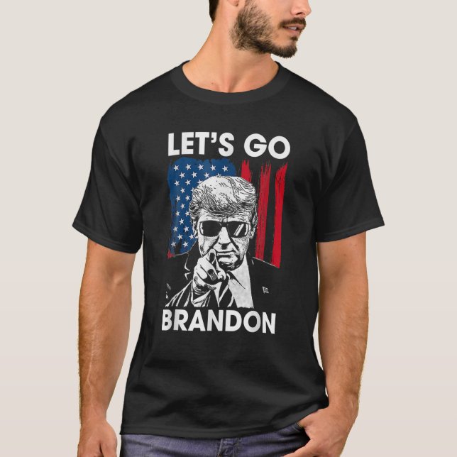 Låt oss - Gå - Branson Brandon Konservativ Anti Li T Shirt (Framsida)
