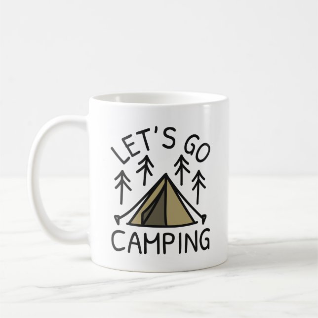 Låt oss gå Camping Kaffemugg (Vänster)