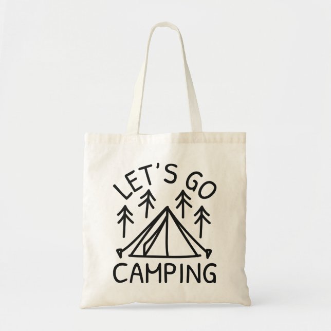 Låt oss gå Camping Tygkasse (Framsidan)