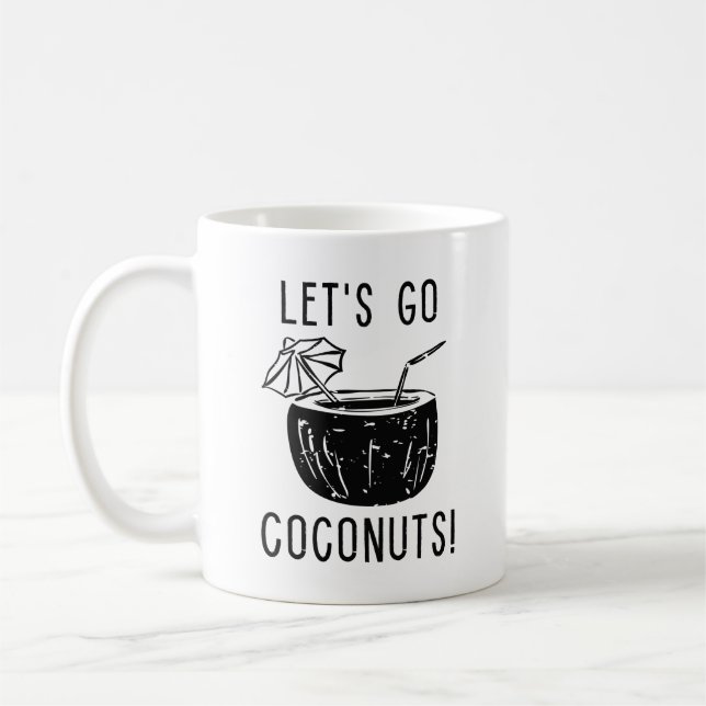 Låt oss gå Coconuts Kaffemugg (Vänster)