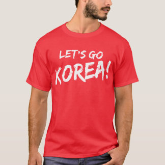 Låt oss gå den Korea WC-T-tröja T Shirt