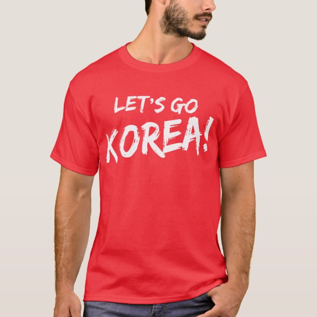 Låt oss gå den Korea WC-T-tröja T Shirt (Framsida)