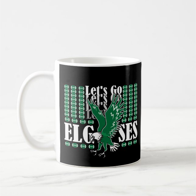 Låt oss gå Elgses Rollig Meme  Kaffemugg (Vänster)