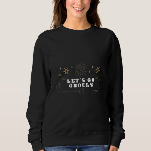 Låt oss gå Ghouls Kattbrud Bröllop Möhippa Par T Shirt