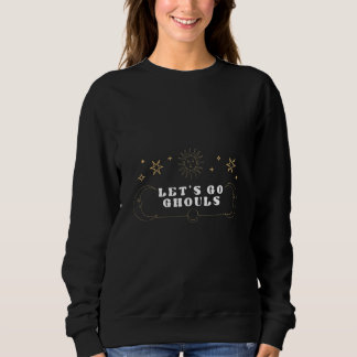 Låt oss gå Ghouls Kattbrud Bröllop Möhippa Par T Shirt