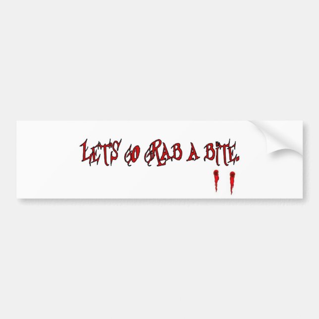 Låt oss gå hastigt grepp en bita bildekal (Framsidan)