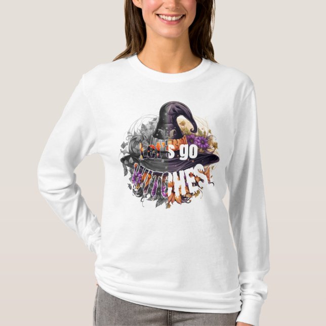 Låt oss gå häxor. t shirt (Framsida)
