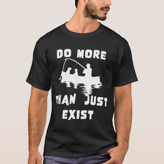 Låt oss gå!Katten fiskar. T Shirt (Framsida)