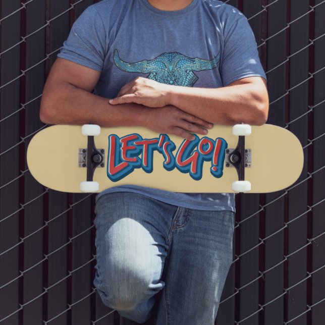 LÅT OSS GÅ MINI SKATEBOARD BRÄDA 18,5 CM (Utomhus 3)