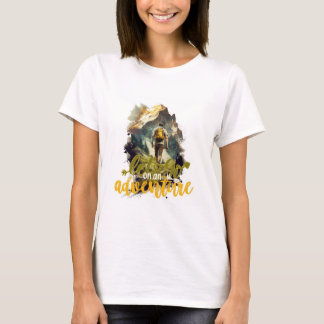 Låt oss gå på äventyr T-shirt för vandringsälskare