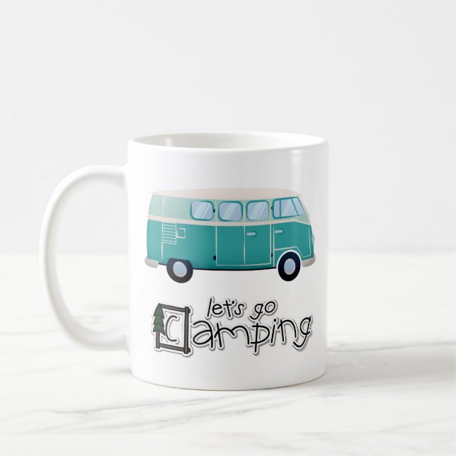 Låt oss gå på camping kaffemugg (Vänster)