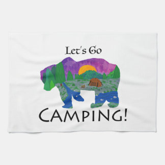 Låt Oss Gå På Camping Kökshandduk