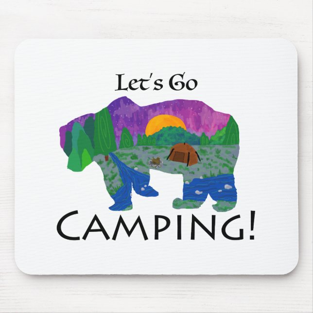 Låt Oss Gå På Camping Musmatta (Framsidan)