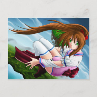 Låt oss gå på ett äventyr! vykort