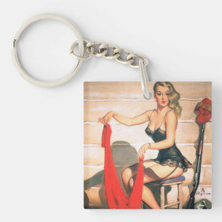 Låt oss gå på jakt - Vintage Pin-up konst