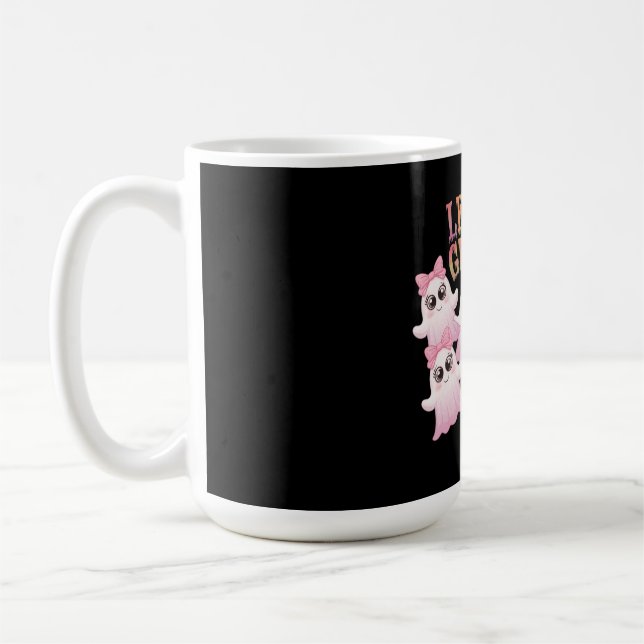 Låt oss gå själar - Cute & Funny Halloween Design  Kaffemugg (Vänster)