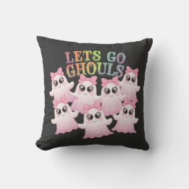 Låt oss gå själar - Cute & Funny Halloween Design Kudde
