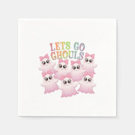 Låt oss gå själar - Cute & Funny Halloween Pappersservett